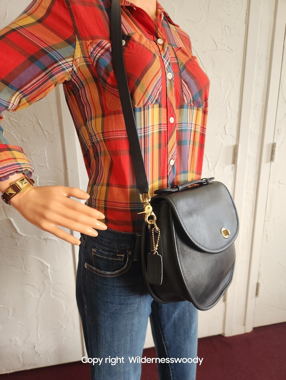 Coach Plaza Bag - The Bistro Bag, #9865 Black, 1980's To Early 1990's, Large - Picture 15 of 16